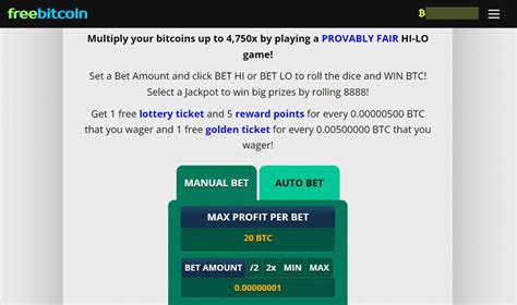 freebitco.in script for hi lo|FreeBitco.in Guide: The Best Strategy to Follow in August 2024.